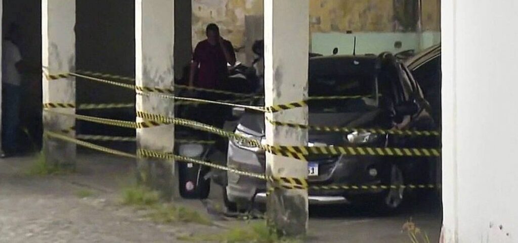 Polícia investiga assassinato do Juiz morto em Jaboatão. Foto: Reprodução/TV Globo