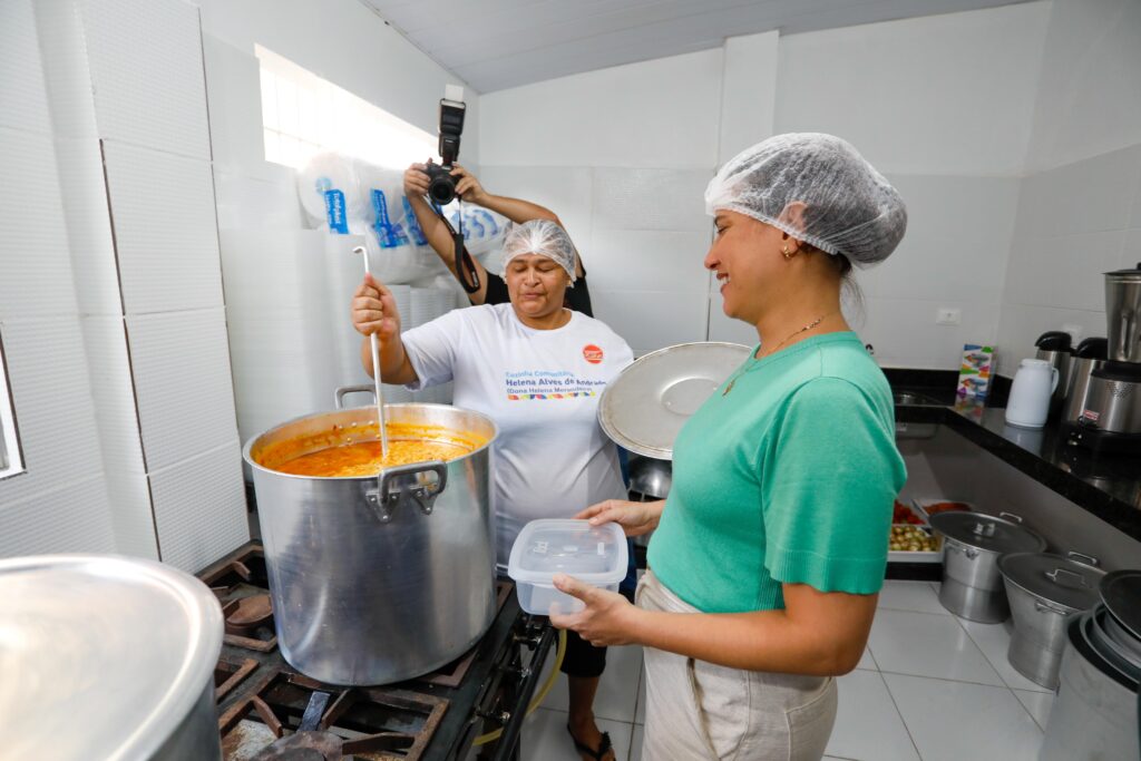 Governadora Raquel Lyra inaugura Cozinha Comunitária em São Vicente Férrer. Foto: Miva Filho/Secom