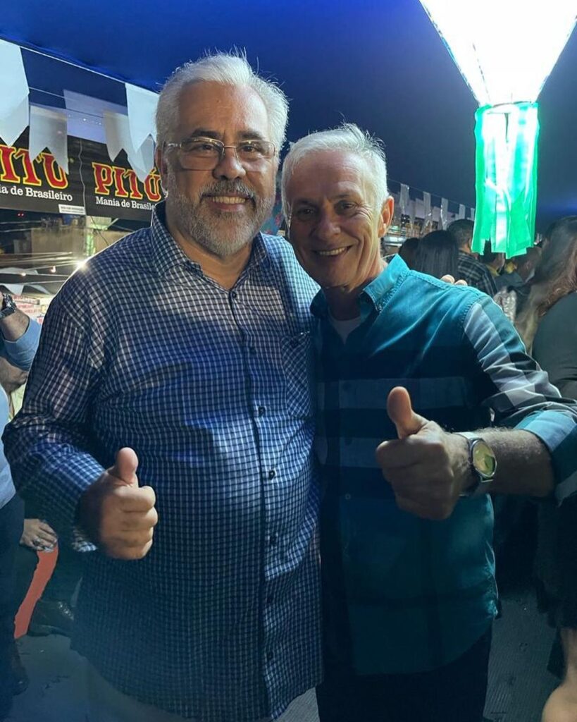 Vereador Mano Holanda ao lado do Prefeito Paulo Roberto. Foto: Reprodução/ Instagram