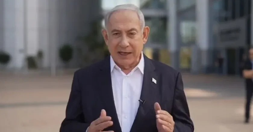 Benjamin Netanyahu, anuncia ação militar histórica contra o Hamas