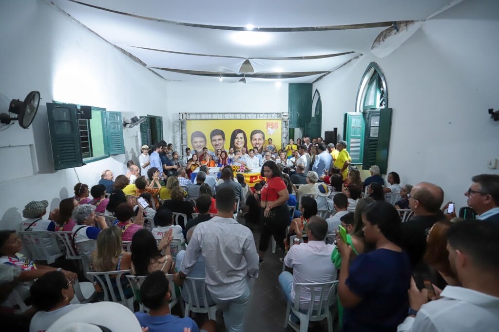 Ato de posse de Gleide Angelo na presidencia do PSB de Olinda. Foto: Fernando da Hora/Cortesia