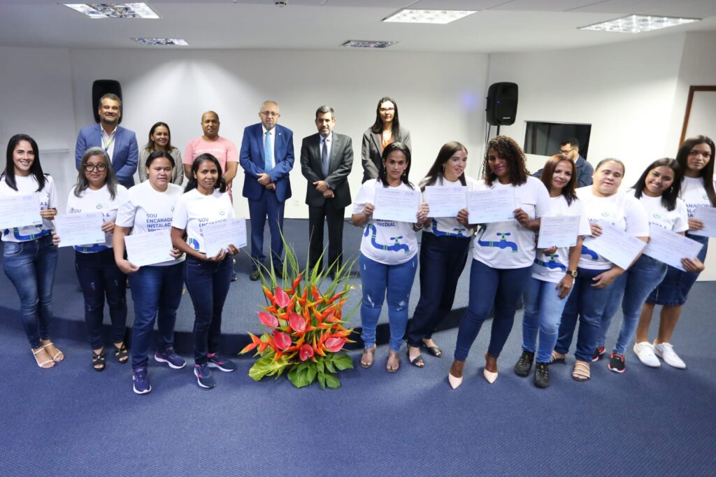 Curso Encanadoras foi promovido pela Compesa. Foto: Divulgação