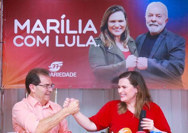 Marília Arraes vice-presidente nacional do Solidariedade comemora retorno de Paulinho da Força à Câmara Federal. Foto: Divulgação