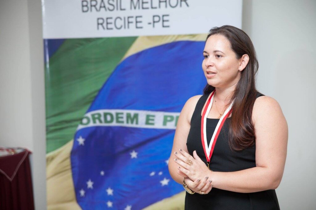 Marília Melo ex-secretária de saúde de Escada na gestão Lucrécio Gomes. Foto: Arquivo/ Fala News