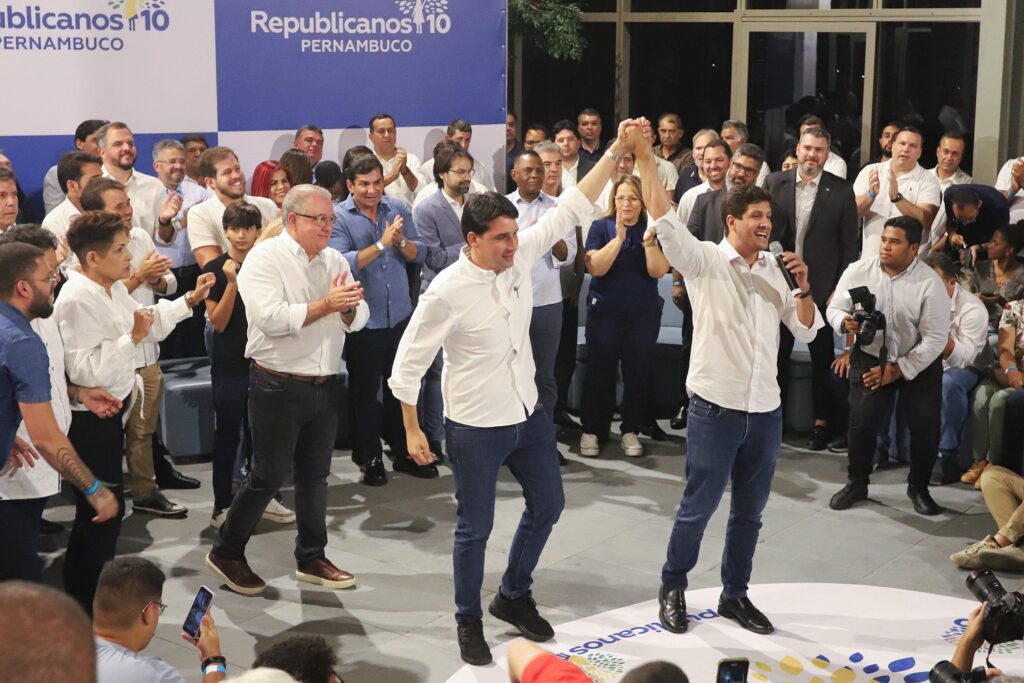 Republicanos declara apoio a reeleição do prefeito João Campos. Foto: Wesley D'Almeida