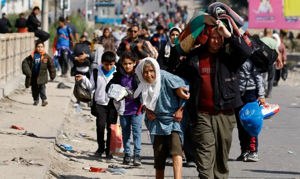 Catar condena Israel por deixar palestinos passarem fome. Foto - Reuters - Ibraheem Abu Mustafa