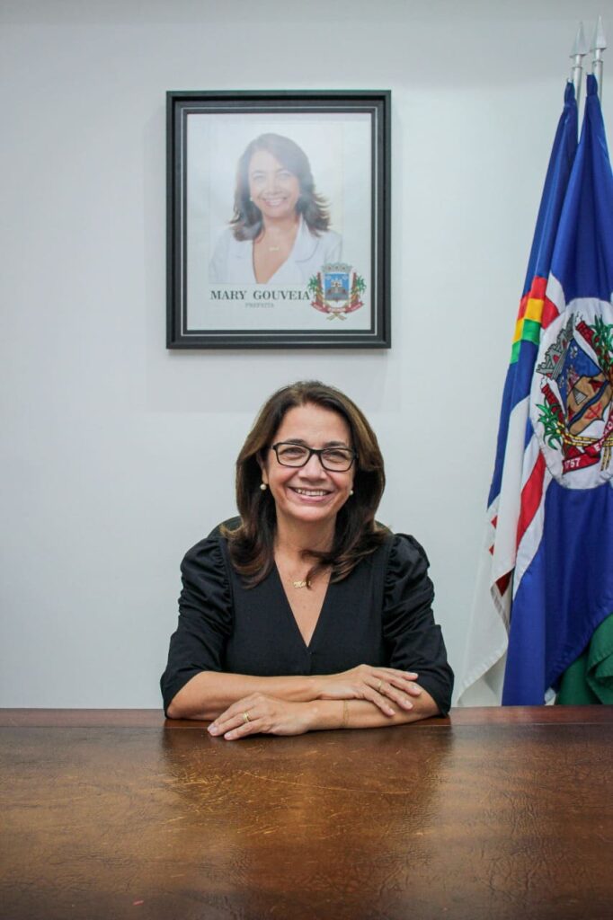 Prefeita de Escada Mary Gouveia. Foto - Divulgação