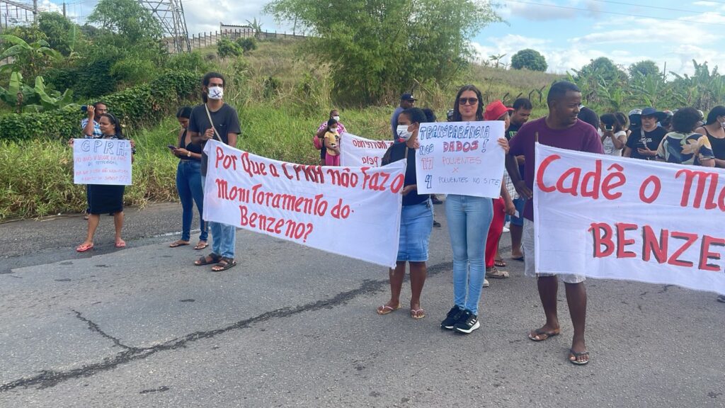 Ipojuca se mobiliza contra poluição da Refinaria Abreu e Lima. Foto: Portal Fala News