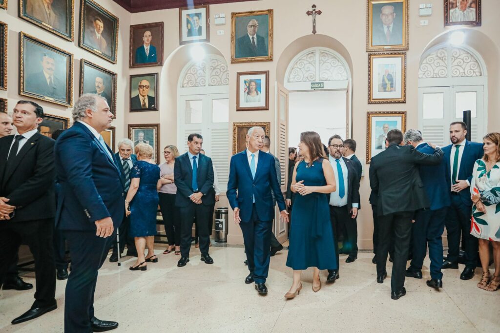 Raquel Lyra e Marcelo Rebelo reforçam laços Pernambuco-Portugal