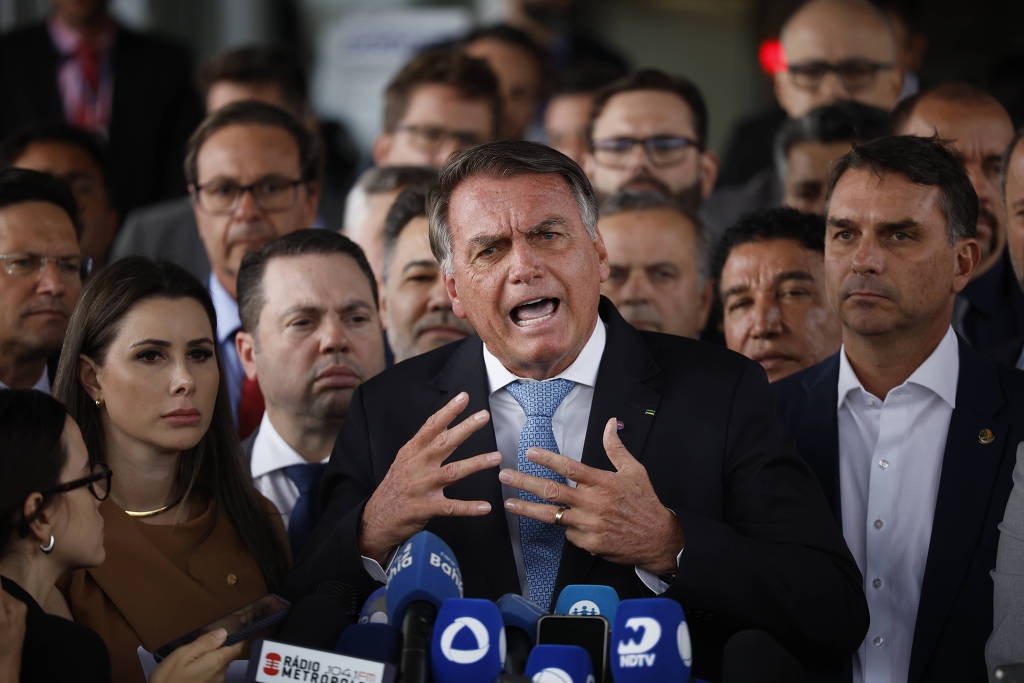 Bolsonaro critica STF e volta a defender o voto impresso. Foto - Pedro Ladeira -Folhapress