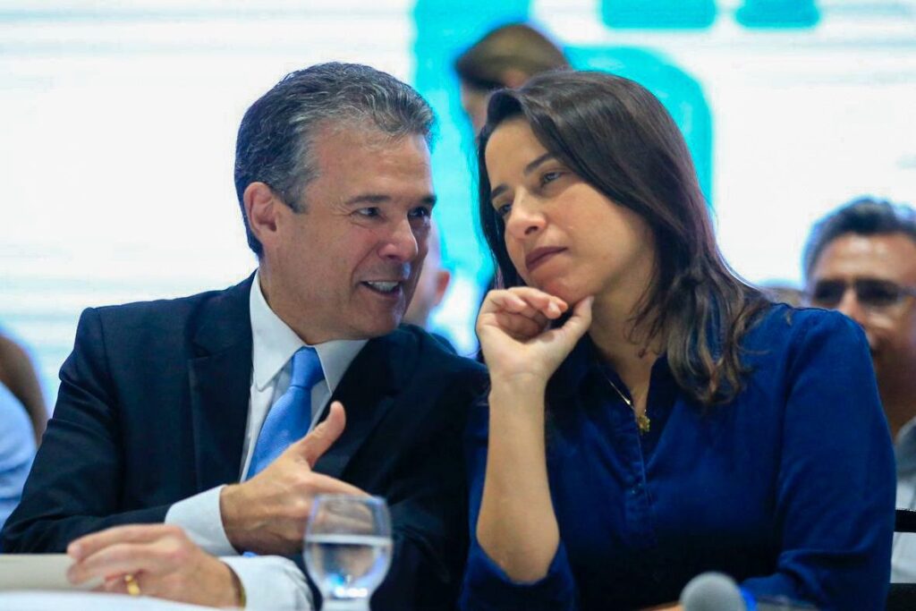 Governadora Raquel Lyra e André de Paula atual presidente do PSD. Foto - Divulgação