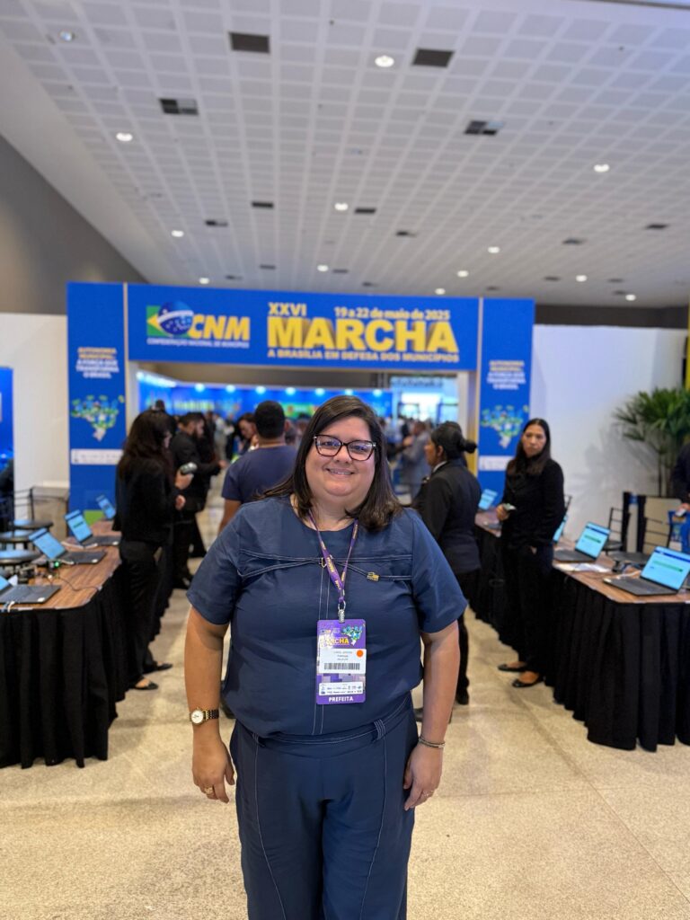 Carol Jordão participa da Marcha dos Prefeitos em Brasília