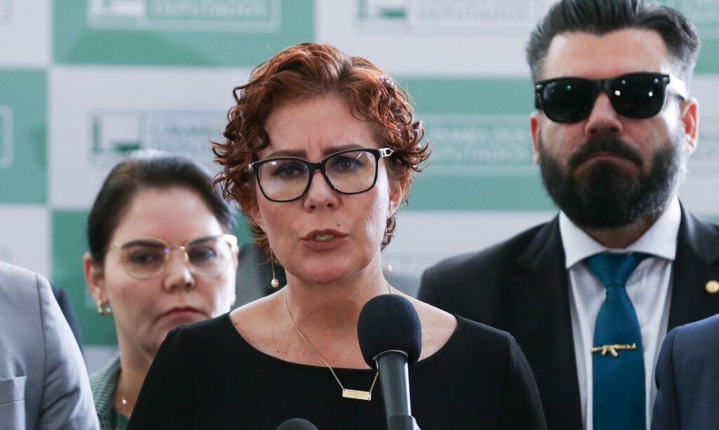 Câmara autoriza licença de 127 dias à deputada Carla Zambelli. Foto -Lula Marques