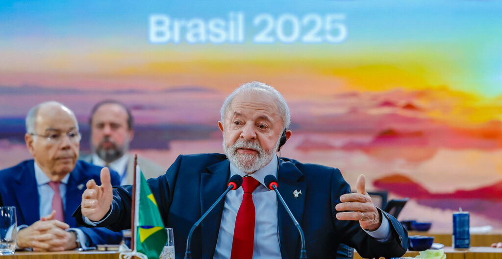 Presidente da República, Luiz Inácio Lula da Silva, durante a sessão plenária “Paz e Segurança e Reforma da Governança Global”, no Museu de Arte Moderna (MAM). Rio de Janeiro - RJ.